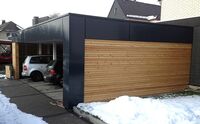 Carport mit Seitenverkleidung
