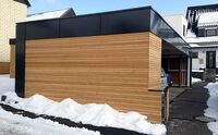 Carport mit Seitenverkleidung
