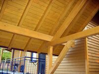 Carport mit integriertem Satteldach